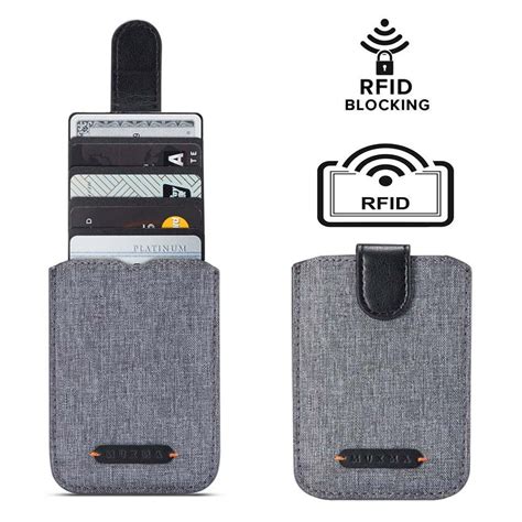 cell phone card holder with rfid|rfid card holder officeworks.